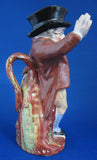 Large Mr. Pickwick Jug Standing Kent Character Toby Jug 1910s Victorian