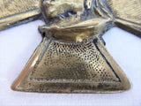 Victorian Horse Brass Queen Victoria Maltese Cross 1890s Cast Brass Harness Ornament