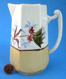 Pitcher English Arts And Crafts Hand Painted Jug Aesthetic Movement 1890s