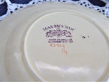 Plate Mason's Oak Polychrome Transfer Embossed Border 6 Inch Side Bread