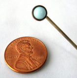 Moonstone Stick Pin Gold Filled Lapel Pin Antique 1900-1910 Edwardian Jabot