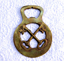 Vintage Horse Harness Brass Medallion Bridle Ornament Windsor Castle H013 -  Granith