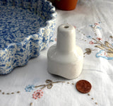 Pie Vent English Stoneware Pie Funnel 1900-1910 Edwardian Kitchen Gadget