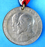 Medal Edward VII And Alexandra Coronation 1902 By Mayor Of Huddersfield