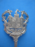 Fancy Birmingham England Souvenir Spoon Sterling Silver 1905 Large
