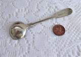 Edwardian Mustard Spoon Master Salt Spoon 1910s Birmingham Silverplate