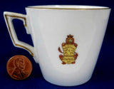 Miniature Coronation Mug Shelley 1911 King George V Color Portraits