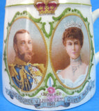 George V And Mary Coronation 1911 Mug Royal Winton Tankard