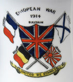 WWI European War Jug No Price Can Be Too High Pitcher Creamer Royal Albert