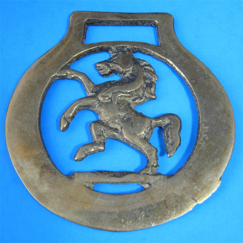 Horse Brass Rearing Horse Invicta Kent Pub Brasses 1940s Harness Ornament