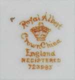 Royal Albert Crown Imari Cup And Saucer 1920s Rust Cobalt Green Gold