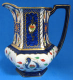 Royal Winton Imari Pitcher Jug Hand Painted Gaudy Welsh Gaudy English 1920s