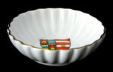 Rare Shelley Small Bowl Crested China Fitzwilliams Mablethorp 1910s Open Salt