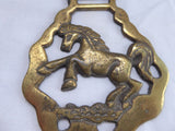 Horse Brass Rearing Horse England Pub Brasses 1920s Harness Ornament