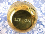 British Empire Exhibition Lipton Tea Caddy 1924 Brass Lion Art Deco