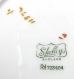 Shelley Queen Anne Shape Art Deco Plate Bunch Of Grapes Square 1930s