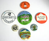 Pinback Buttons Collection Lot of 7 Lapel Badges England 1930-1950