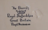 Plate Square Royal Staffordshire Buckingham Palace Square Clarice Cliff 1930s