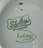 Shelley Teapot Chelsea Pattern England Tulip Cambridge Shape 1930s
