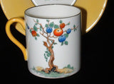 Shelley England Art Deco Crabtree Cup and Saucer Coffee 1930s Demitasse