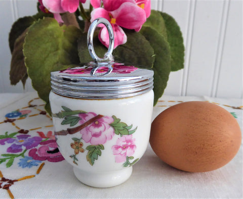 Woodland Egg Coddler Royal Worcester Single 1 Egg Size Floral