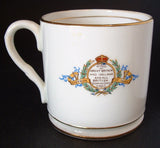 Mug King George V Queen Mary England Silver Jubilee 1935 Royal Commemorative