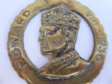 Coronation Horse Brass Edward VIII Uncrowned 1936 Harness Ornament Royalty