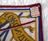 King Edward VIII 1937 Coronation Handkerchief Souvenir Royal Memorabilia Original Tag