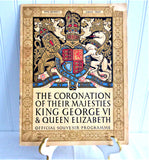 King George VI And Queen Elizabeth 1937 Coronation Programme Original US Version