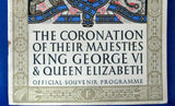 King George VI And Queen Elizabeth 1937 Coronation Official Program Original