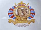 Shelley Coronation King George VI Childs Bowl 1937 Royal Commemorative Pie Dish