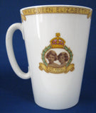 King George VI  Coronation Shelley Tall Mug England 1937 Royal Commemorative