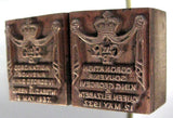 George VI Coronation 1937 Original Copper Printers Block Newspaper Souvenirs