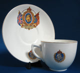 Coronation King George VI Elizabeth Cup And Saucer 1937 Profiles Royal Souvenir