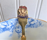 King George VI Queen Elizabeth Coronation Tea Caddy Spoon 1937 Tea Scoop