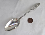 King George VI Queen Elizabeth Silver Spoon USA Visit 1939 Souvenir Fancy