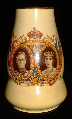 Royal Winton Grimwades Vase George VI Visit To US Canada 1939 Souvenir