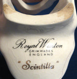 Royal Winton Grimwades Toast Rack Scintilla Vintage 1940s Floral 4 Slice