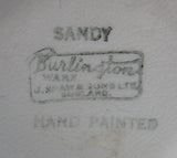 Toby Jug Sandy Character Jug Scottish Burlington Shaw Handpainted Tall 1940s