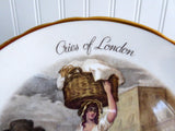 Cries Of London Strawberry Plate Tuscan Regency England 1940s Covent Garden Strawberry Sellers