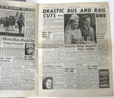 Wartime English Newspaper 1942 Sunday Pictorial Dieppe Ads Articles WWII Stories Original