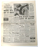 Wartime English Newspaper 1942 Sunday Pictorial Dieppe Ads Articles WWII Stories Original