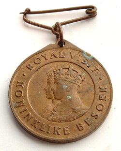 Medal King George VI And Queen Elizabeth Royal Visit To South Africa 1947