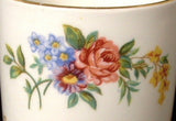 Toothpick Holder England Royal Chelsea Cylinder Vase 1950s Floral English Bone China