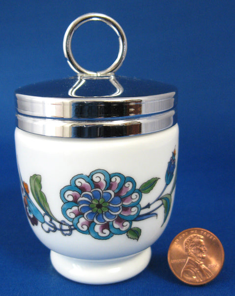 Royal Worcester Egg Coddler Nasturtium Thyme Floral Porcelain Made