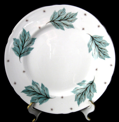 Shelley Drifting Leaves Gainsborough Shape Luncheon Plate 8 Inches