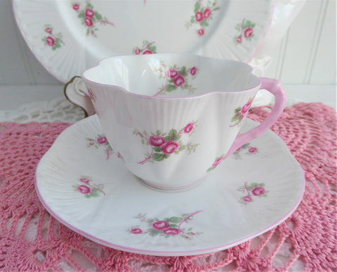 Southfields Mini Teapot Pink and Red Roses Made in England