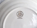Plate Coronation Queen Elizabeth II Collingwood Canada 1953 Red And Gold