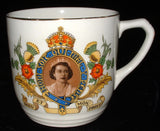 Coronation Mug Queen Elizabeth II Empire Fancy 1953 Glamorous Photo