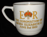 Coronation Mug Queen Elizabeth II Empire Fancy 1953 Glamorous Photo